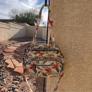 Lug Soprano Large Tote Bag Bright Floral Multicolor Color Joy Crossbody EUC